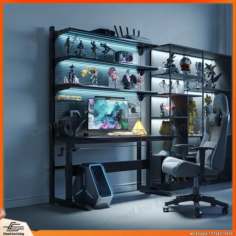 Esports Gaming Monitor - Scrivania da Gaming a L Ergonomica