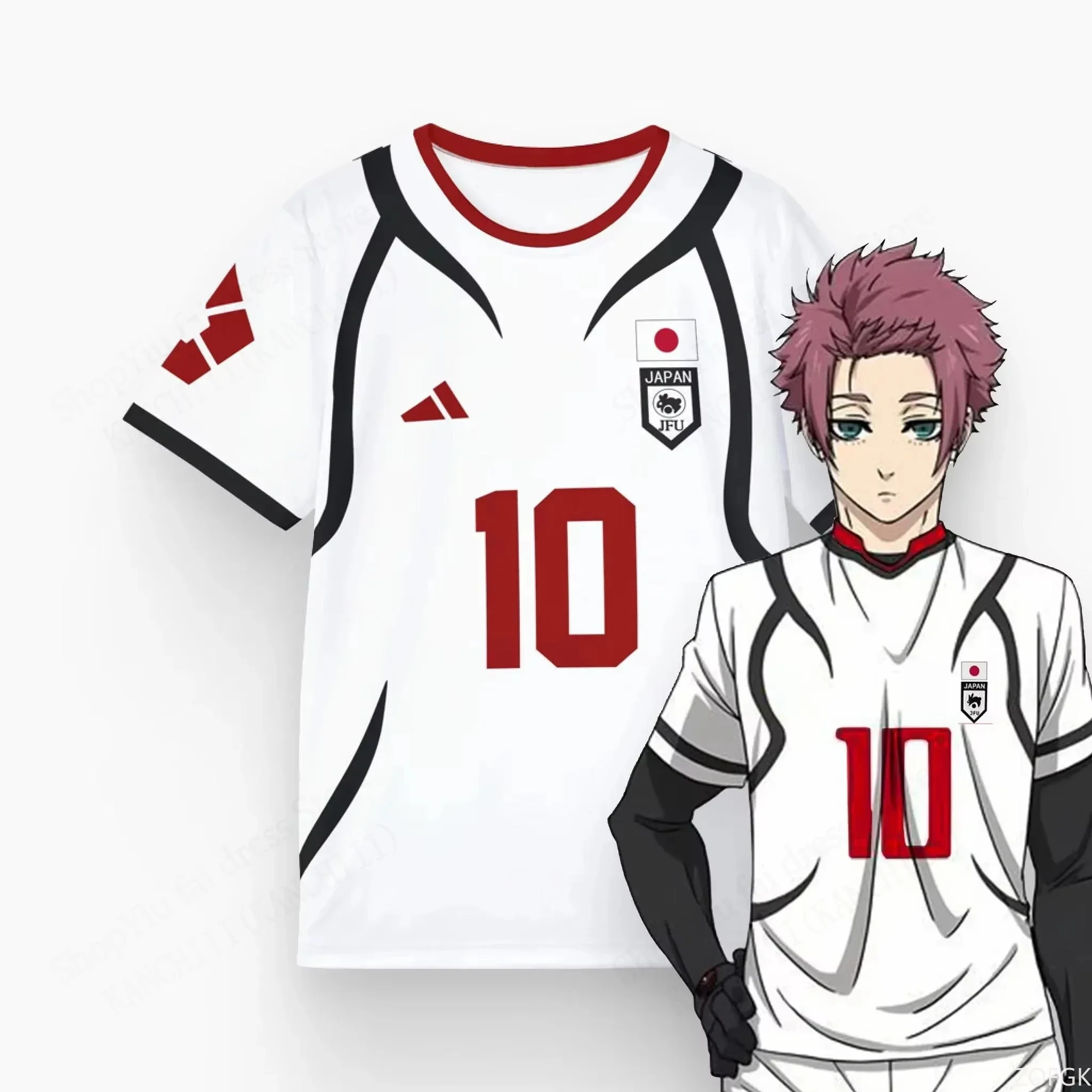 Esports Gaming Sleeve - Maglietta Anime Blue Lock Sae Itoshi