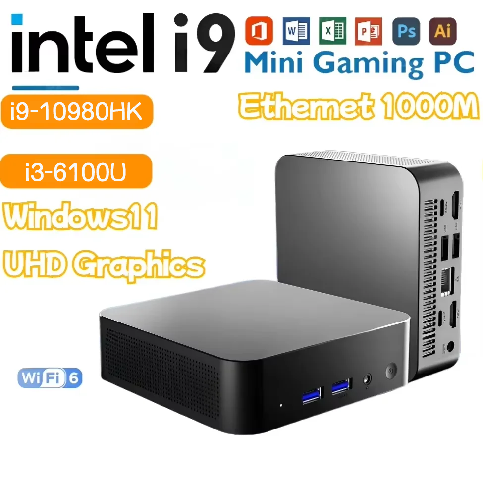 Esports Gaming Sleeve - NUOVO MINI PC Computer Intel Core