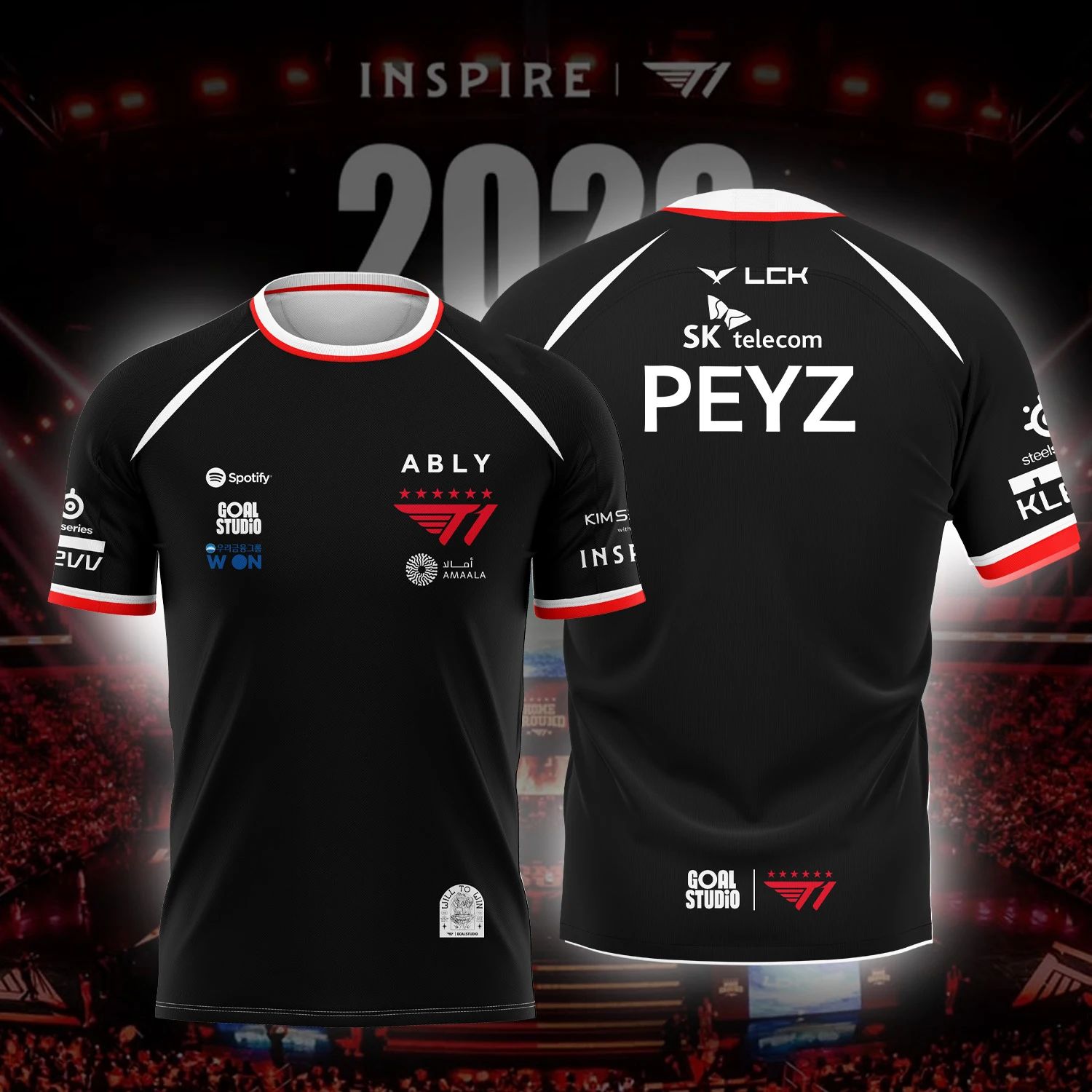 Esports Gaming Sleeve - Nuova Maglia 2026 T1 ESPORTS TEAM