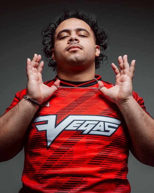 Esports Gaming Sleeve - Maglia Esports 2026 New Vegas Rossa