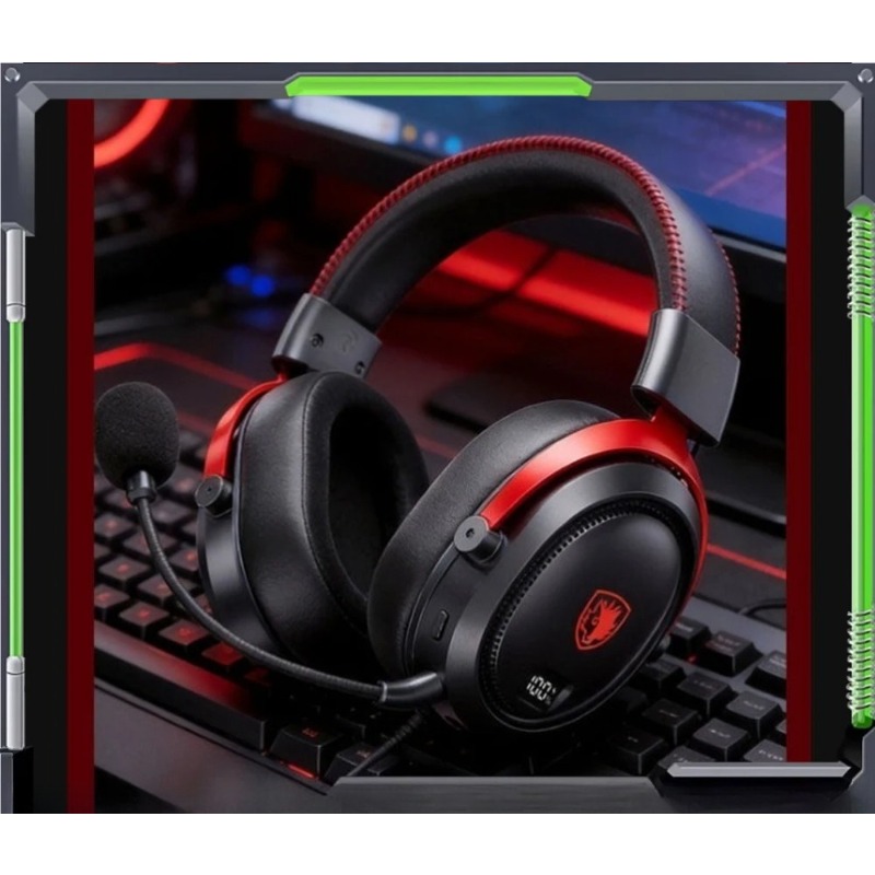 Esports Gaming Bar - Cuffie Wireless SADES Hunting 812 con
