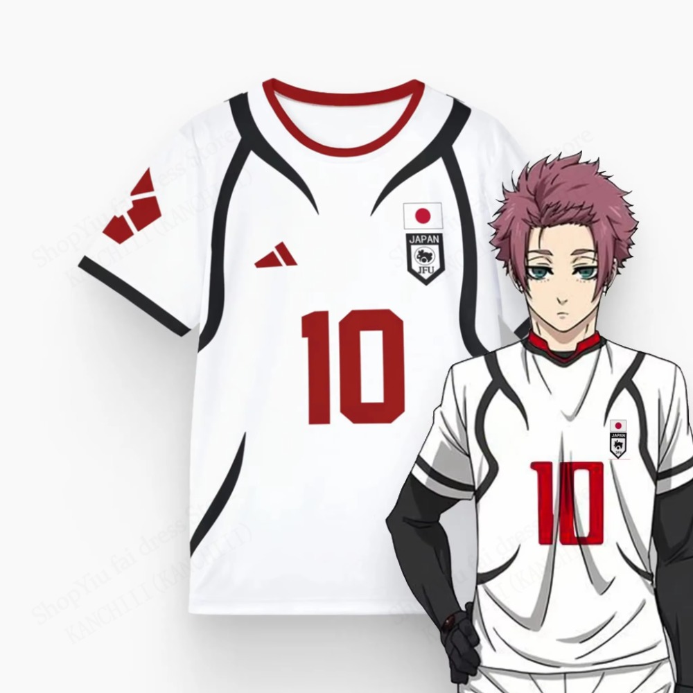 Esports Gaming Sleeve - T-shirt Anime Blue Lock Sae Itoshi