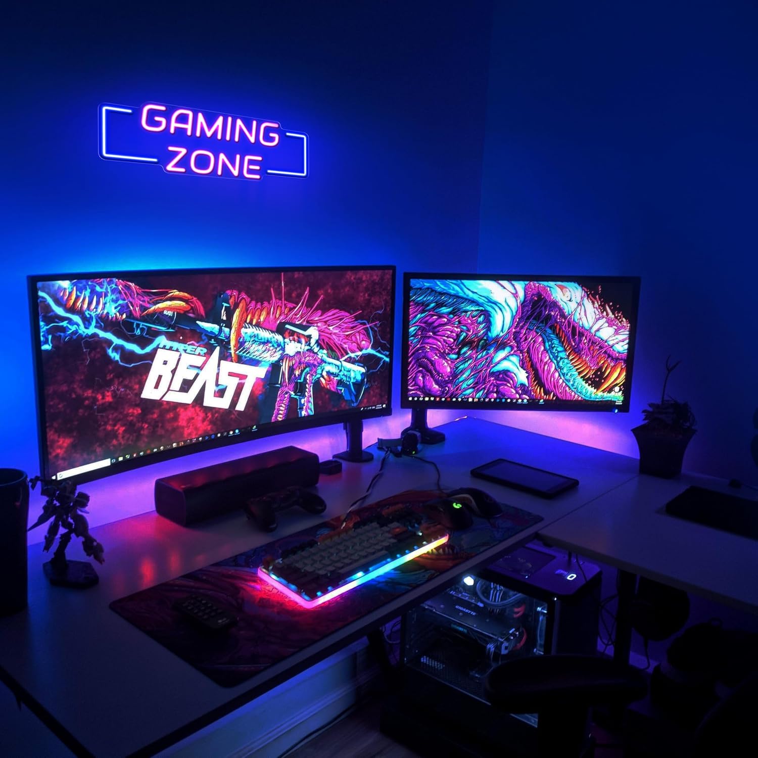Insegna al Neon Gaming Zone, L - Esports Gaming Bar recensione e prezzo