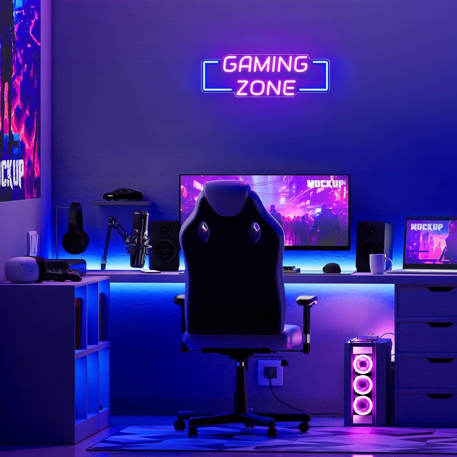 Insegna al Neon Gaming Zone, L - Esports Gaming Bar recensione e prezzo