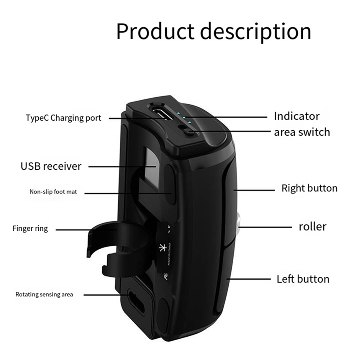 AB01 Mouse da dito wireless Bl - Esports Wireless Gaming Mouse recensione e prezzo