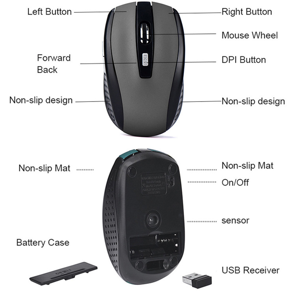 Mouse wireless Mouse silenzios - Esports Wireless Gaming Mouse recensione e prezzo