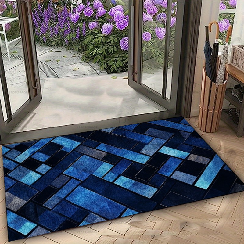 Tappeto Geometrico Nordico Blu - Esports Gaming Hotel recensione e prezzo